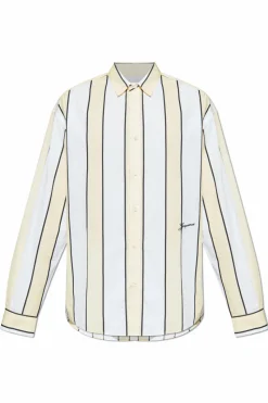 Jacquemus cream Striped shirt