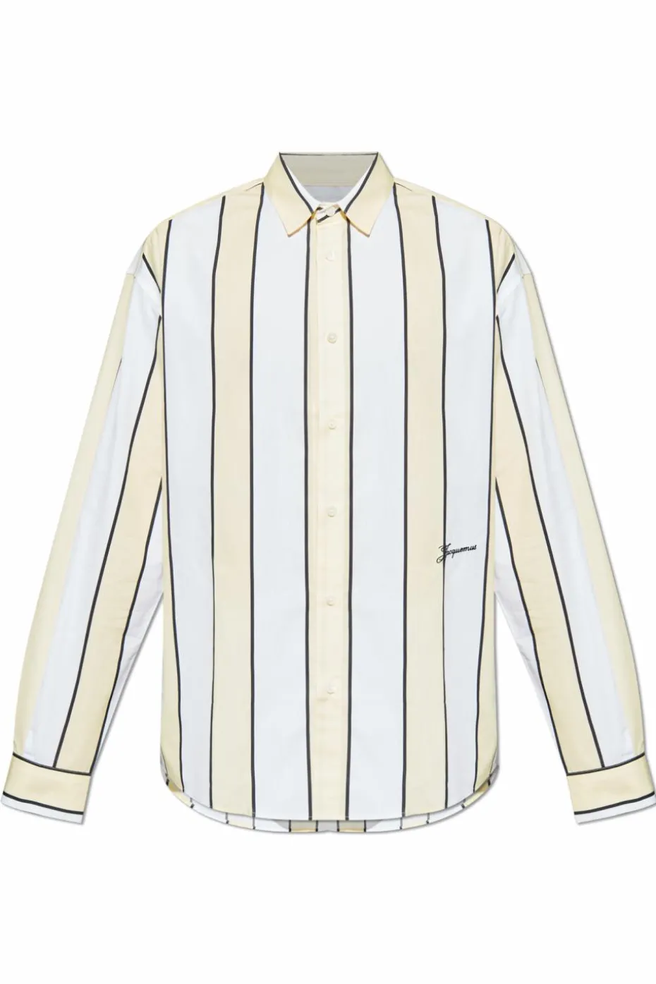 Jacquemus cream Striped shirt