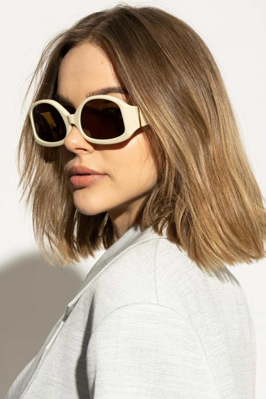 Jacquemus cream Sunglasses
