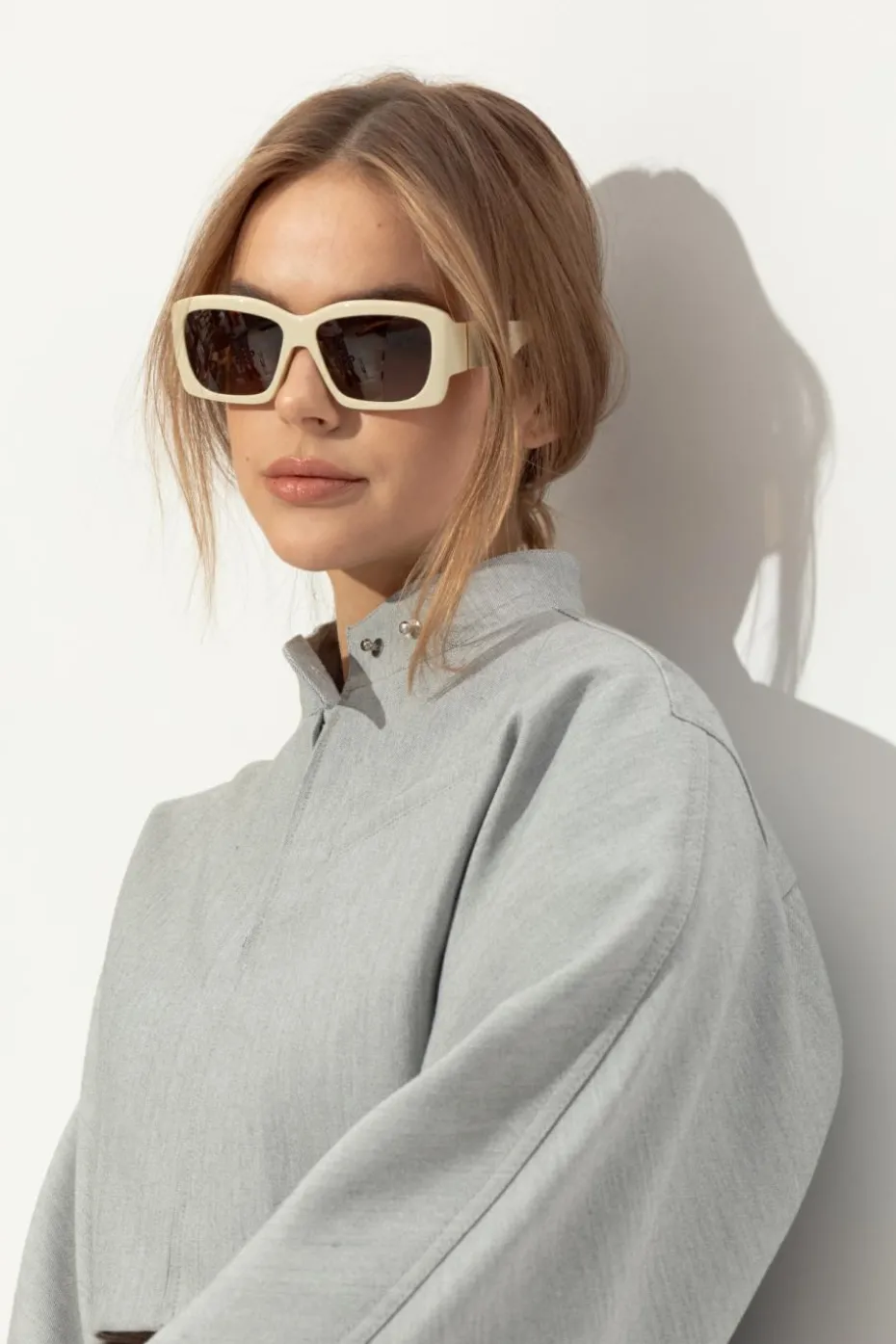 Jacquemus cream Sunglasses