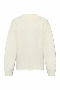 Jacquemus cream Sweater with logo