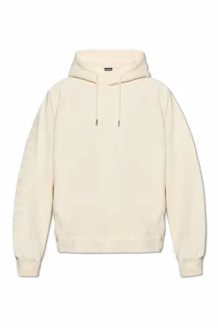 Jacquemus cream ‘Typo’ hoodie with logo