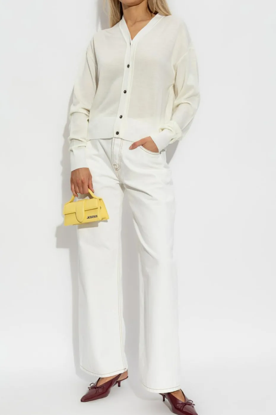 Jacquemus cream Wool cardigan