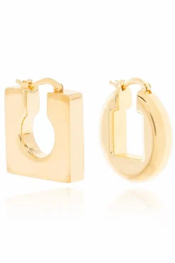 Jacquemus GOLD Asymmetrical earrings