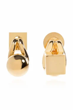 Jacquemus GOLD Brass earrings `Nodo`
