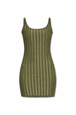 Jacquemus GREEN Short dress āMarinoā