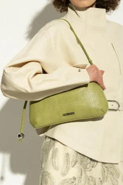Jacquemus GREEN Shoulder bag The Large Bisou Perle