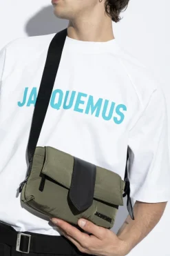 Jacquemus GREEN Shoulder Bag 'Le Petit Messenger Bambin'