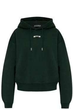 Jacquemus GREEN Sweatshirt with logo