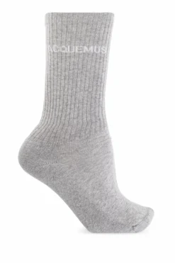 Jacquemus GREY Socks with logo