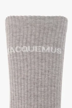 Jacquemus GREY Socks with logo