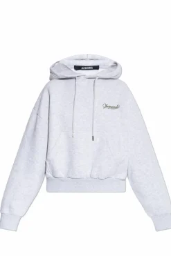 Jacquemus GREY Sweatshirt with logo