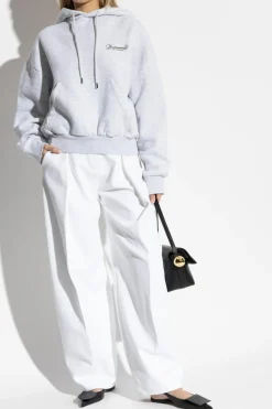 Jacquemus GREY Sweatshirt with logo