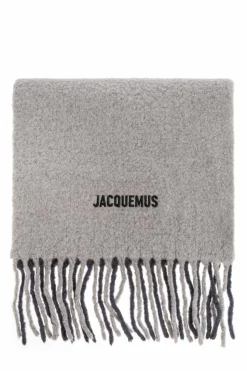 Jacquemus GREY Wool scarf
