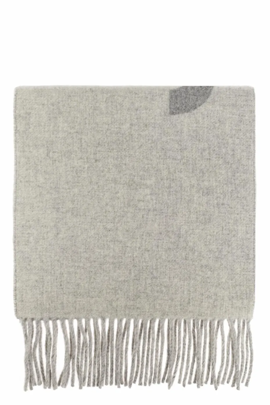 Jacquemus GREY Wool scarf with logo