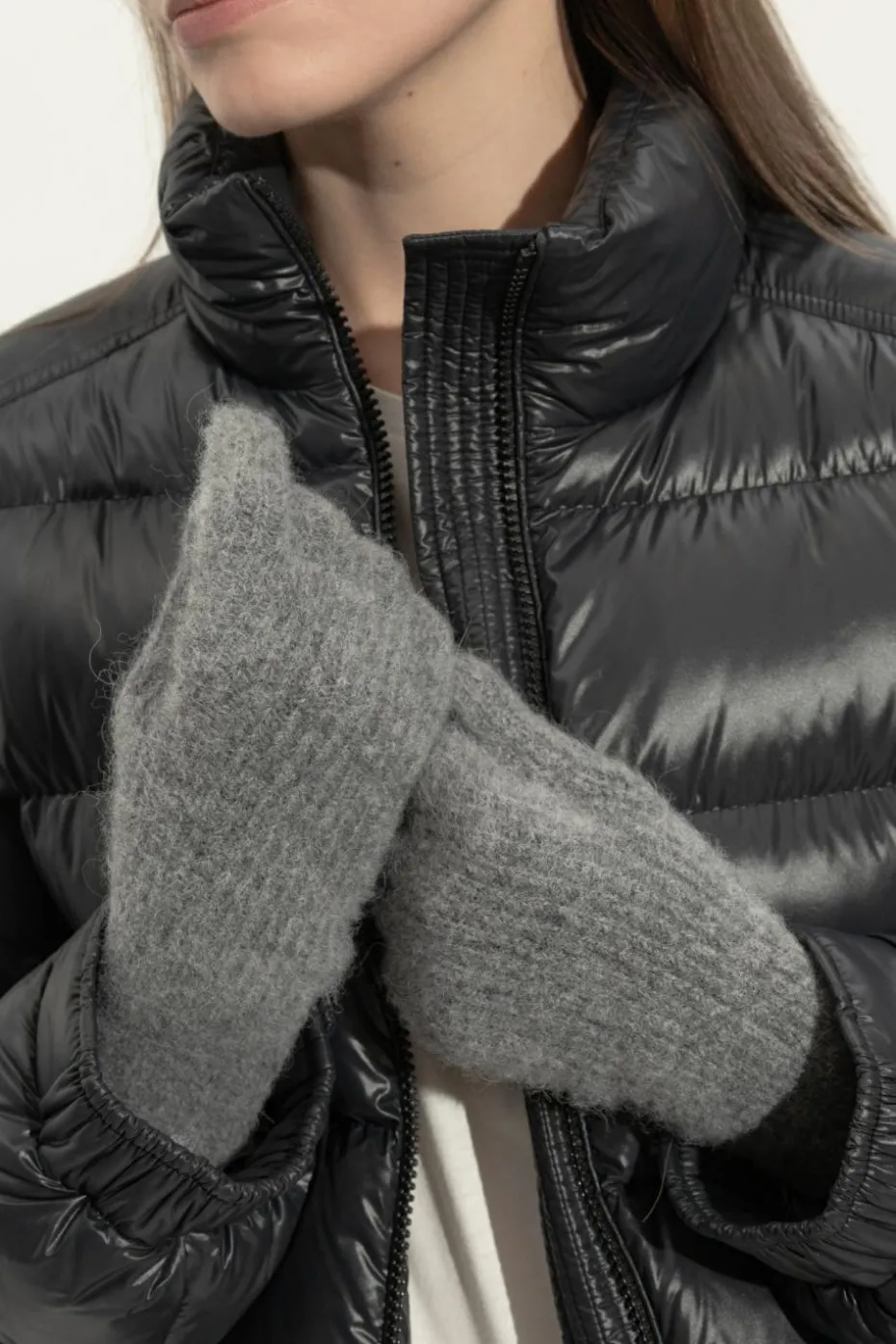 Jacquemus GREY Woolen gloves