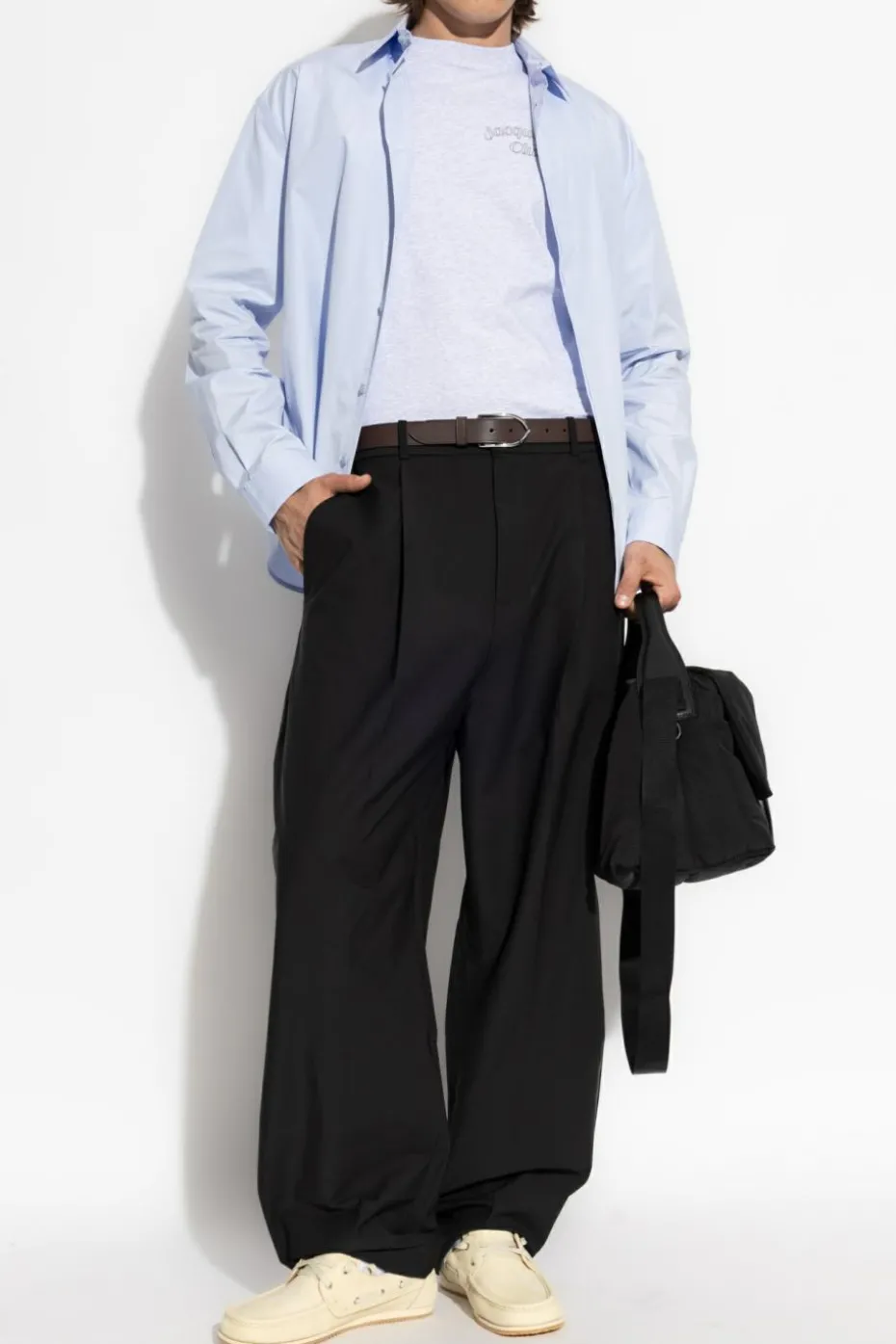 Jacquemus light blue Smooth shirt