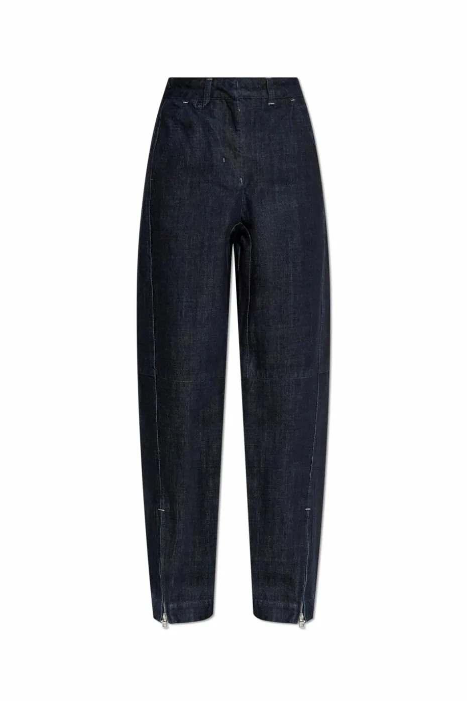 Jacquemus NAVY BLUE Jeans with logo