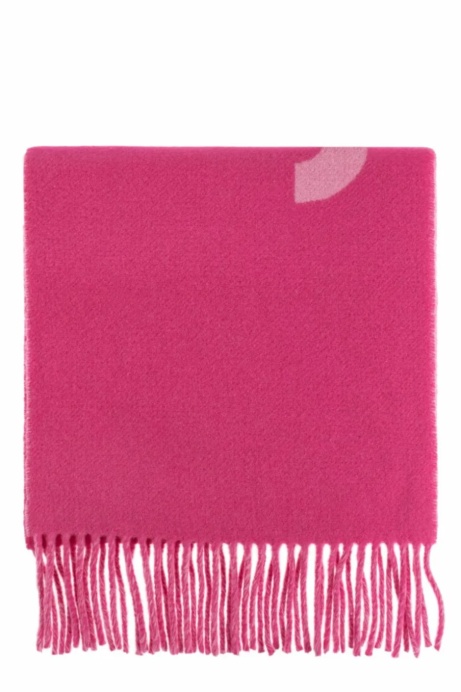 Jacquemus PINK Wool scarf with logo