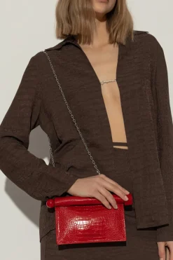 Jacquemus RED Handbag Le Petite Pochette Rond