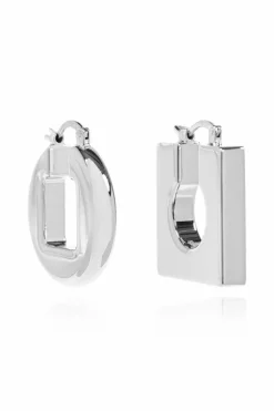 Jacquemus SILVER "Rond CarrƩ" earrings