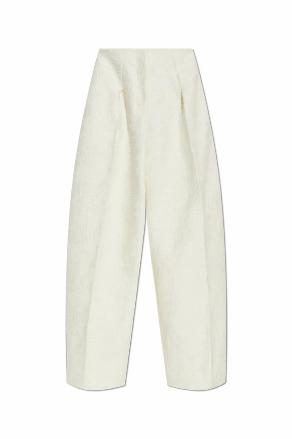 Jacquemus WHITE Creased pants "Curvo"