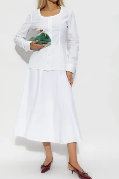 Jacquemus WHITE Flared skirt