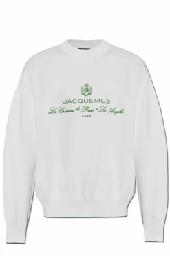 Jacquemus WHITE Logo sweatshirt
