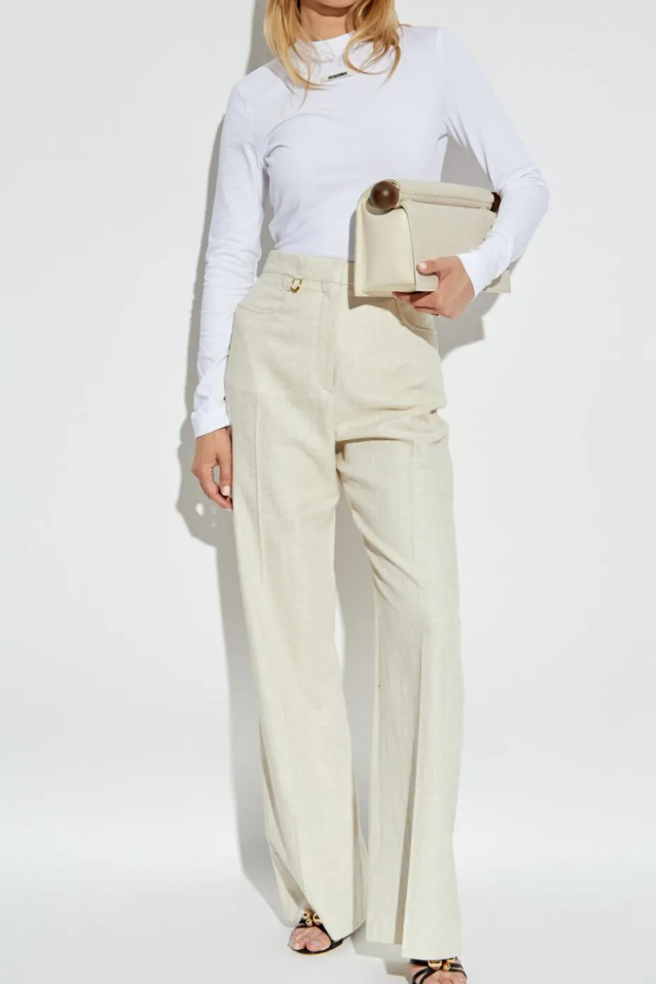 Jacquemus WHITE Long sleeve T-shirt