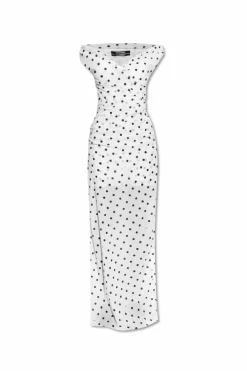 Jacquemus WHITE Polka dot patterned dress