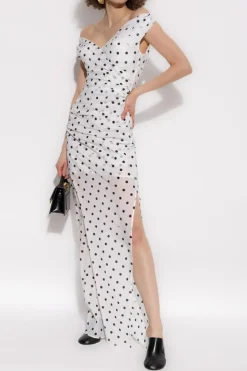 Jacquemus WHITE Polka dot patterned dress