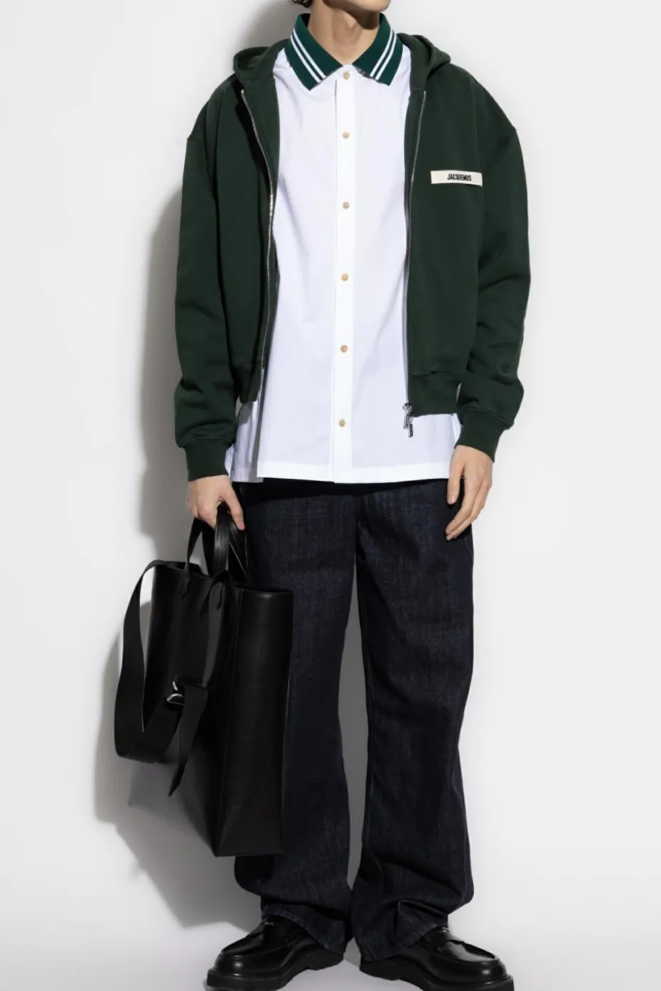 Jacquemus WHITE Shirt with polo collar