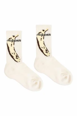 Jacquemus WHITE Socks with logo