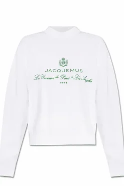 Jacquemus WHITE Sweater with logo