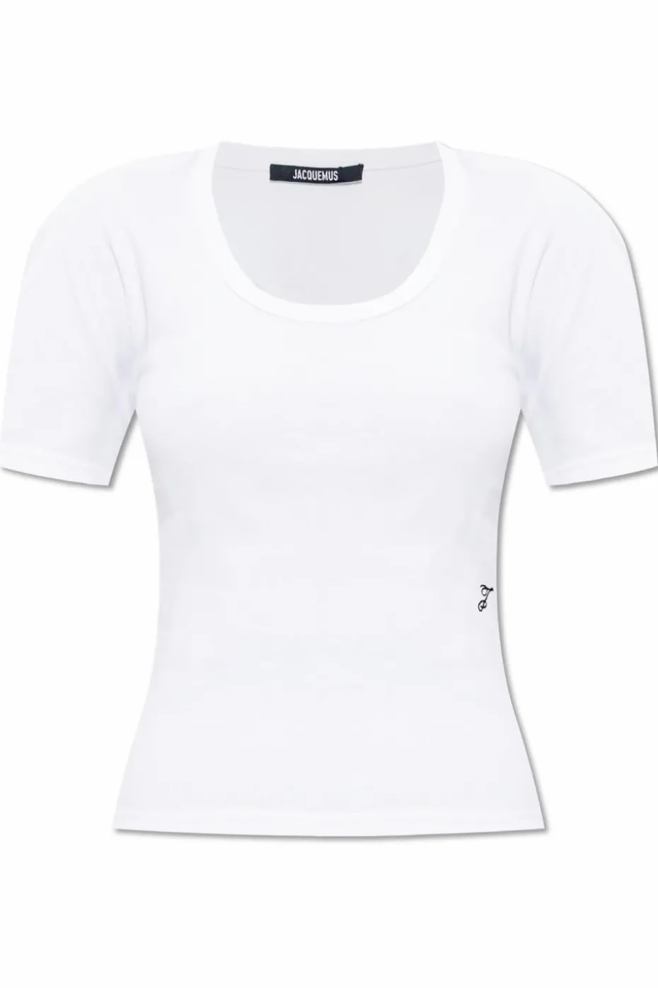 Jacquemus WHITE Top with shoulder pads