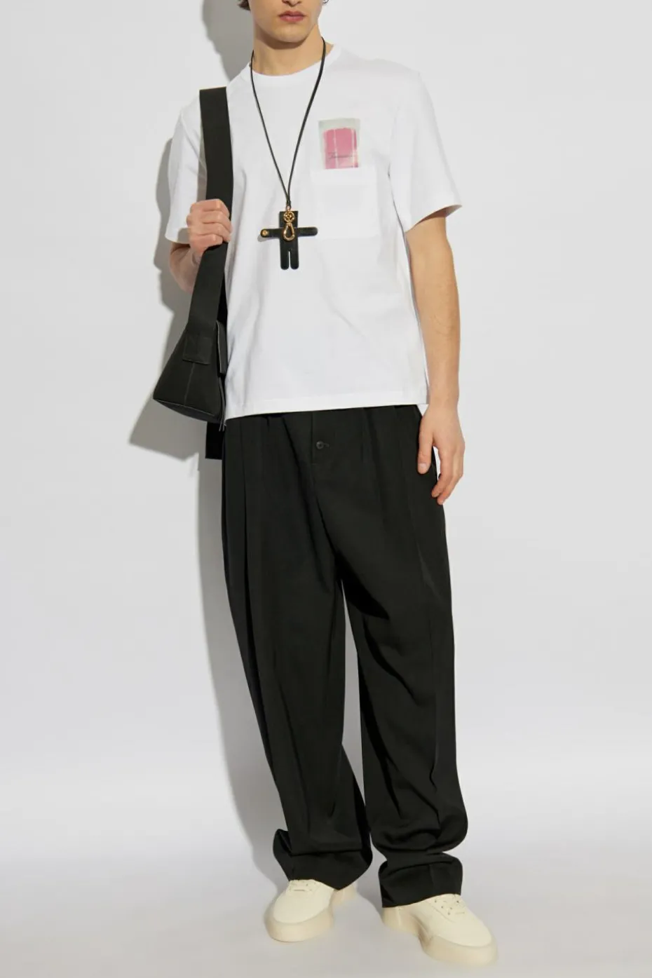 Jacquemus WHITE T-shirt with logo