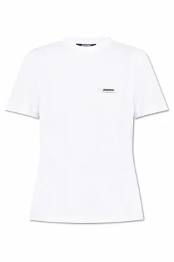 Jacquemus WHITE T-shirt with logo
