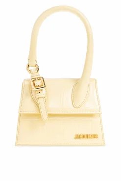 Jacquemus YELLOW ‘Le Chiquito Moyen Boucle’ shoulder bag