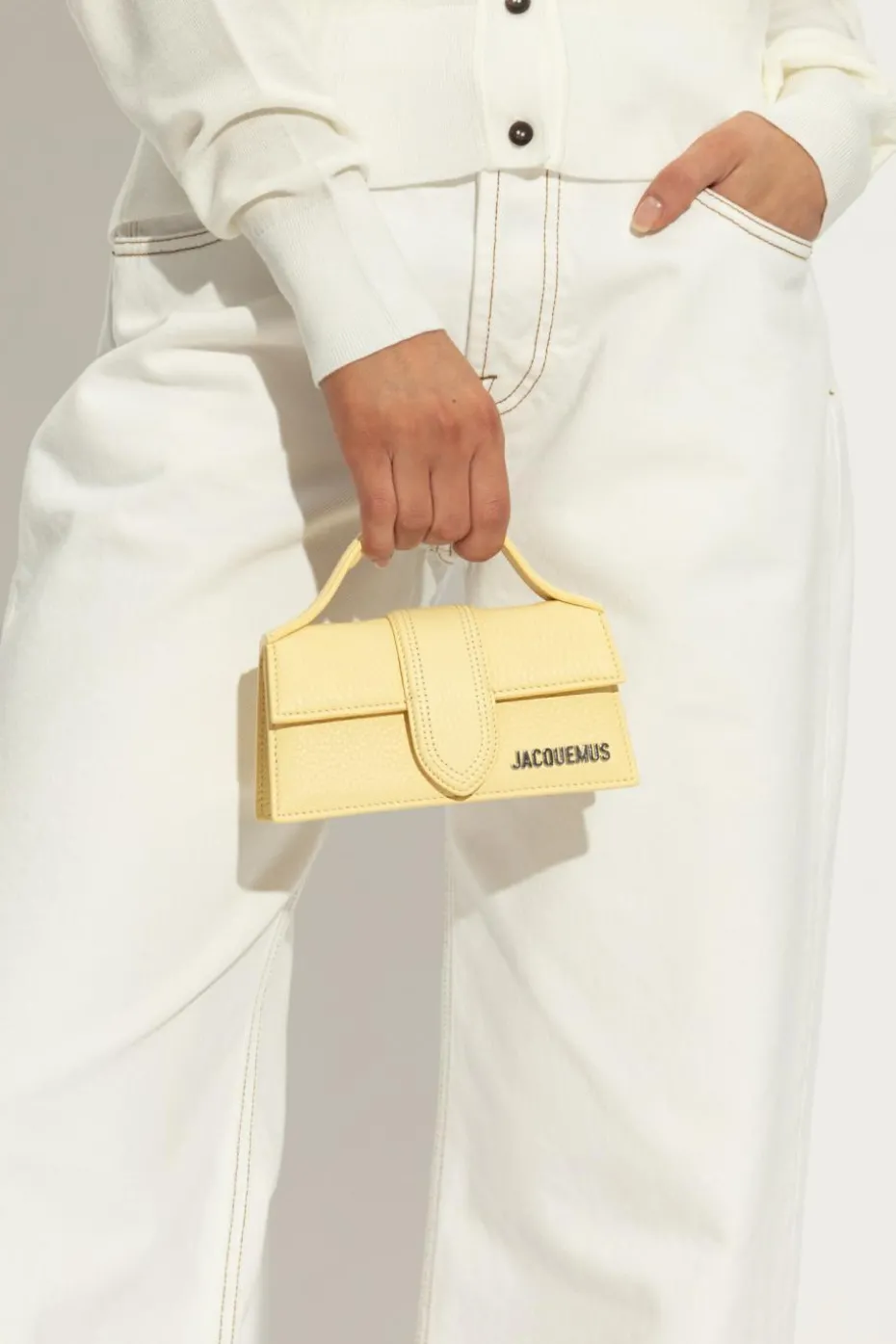 Jacquemus YELLOW Mini bag "Le Bambino"