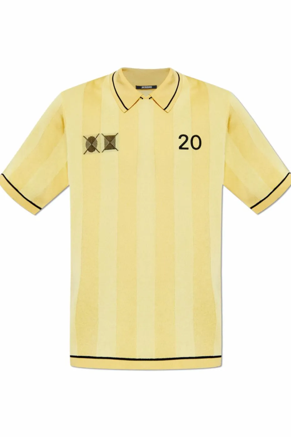Jacquemus YELLOW Patterned polo