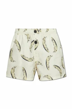 Jacquemus YELLOW Swim trunks