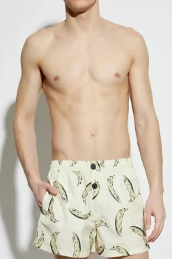 Jacquemus YELLOW Swim trunks