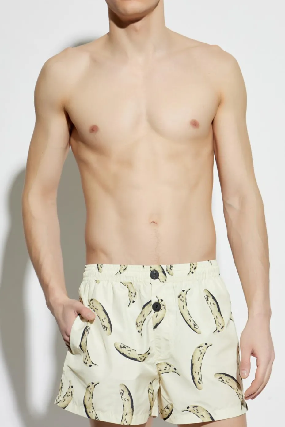 Jacquemus YELLOW Swim trunks