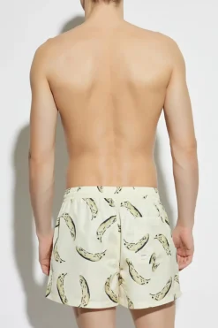 Jacquemus YELLOW Swim trunks