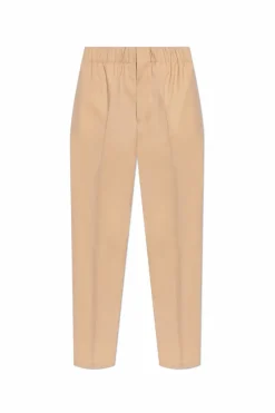 JIL SANDER beige Wool pants