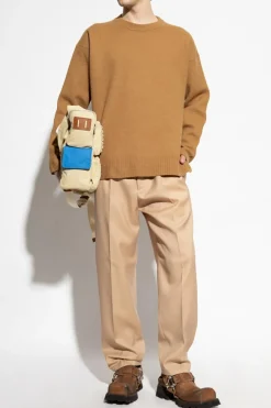 JIL SANDER beige Wool pants