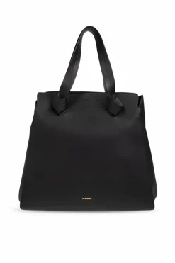 JIL SANDER BLACK Bag āKnot Tote Mediumā