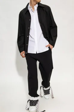 JIL SANDER BLACK Cotton shirt