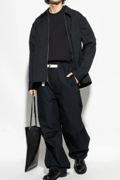 JIL SANDER BLACK Cotton T-shirt