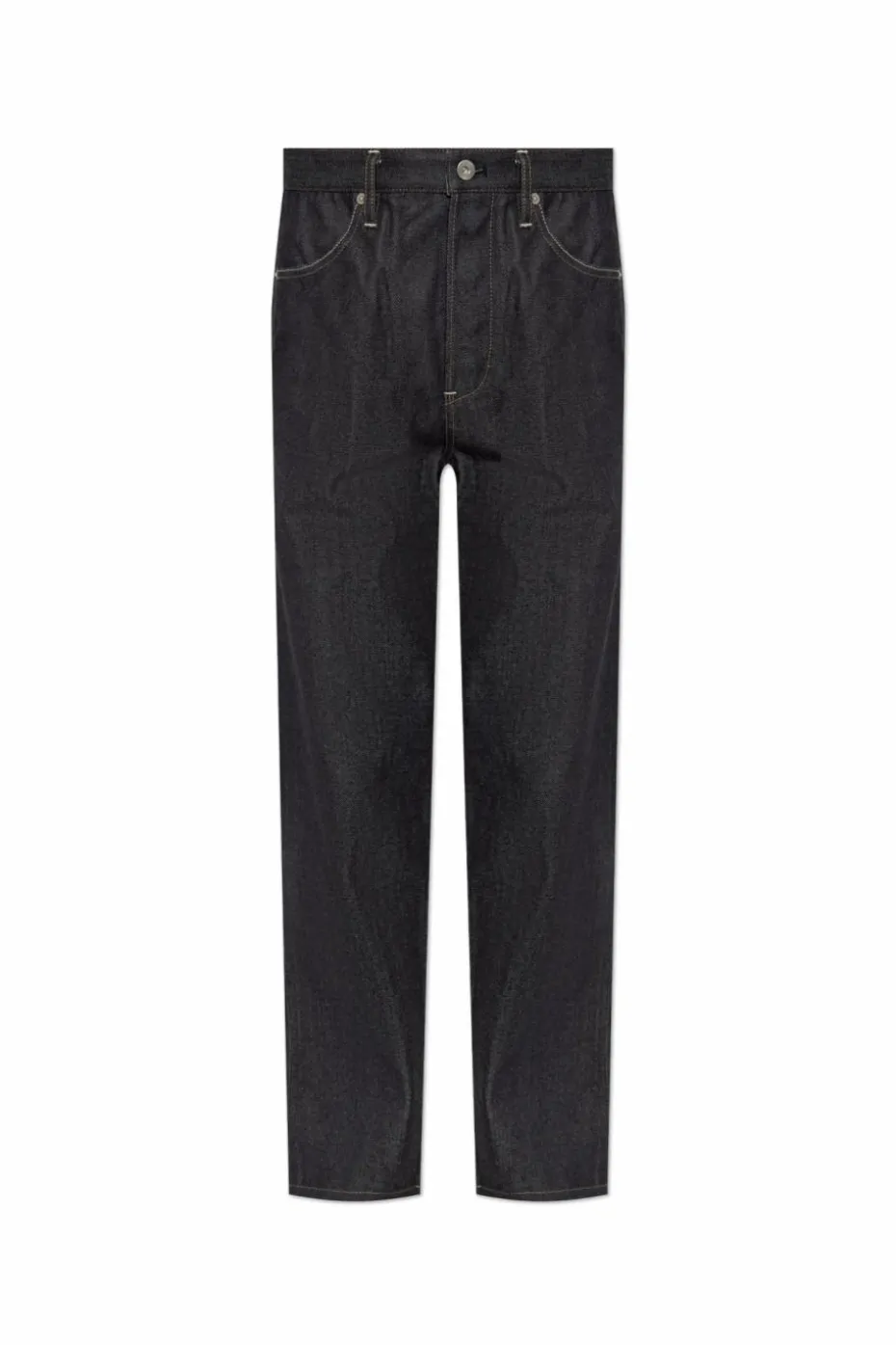 JIL SANDER BLACK Jeans with logo